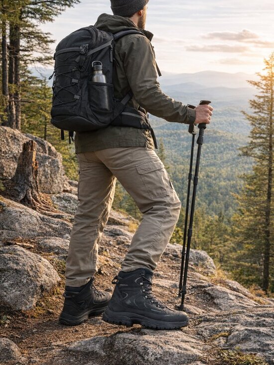 Columbia Other - Columbia Waterproof Hiking Boots Mens 9 Black Insulated